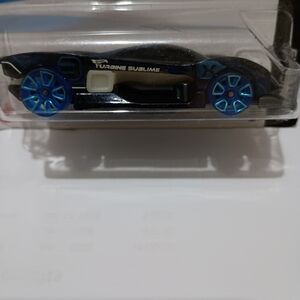 Black and Blue Toy Car